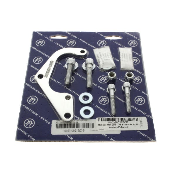 PERFORMANCE MACHINE CALIPER MOUNT LHF; 78-83 NG FX XL