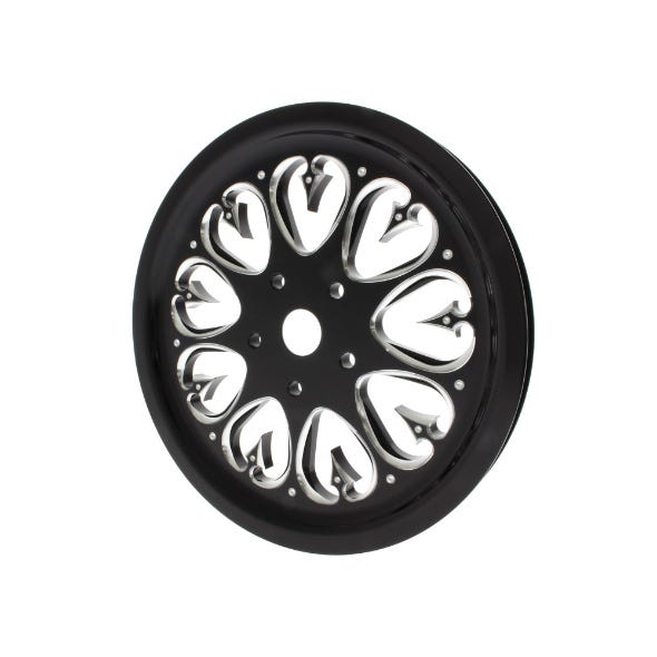 PERFORMANCE MACHINE 70 TOOTH X 20MM WIDE STILETTO PULLEY CONTRAST CUT.