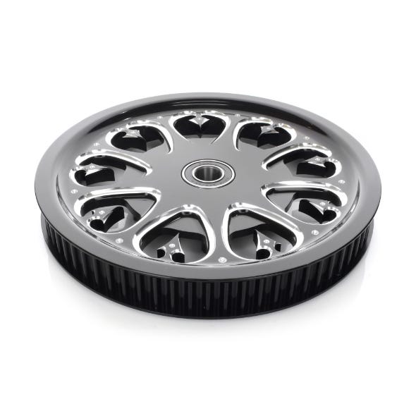 PERFORMANCE MACHINE 72 TOOTH X 1-3/8IN. WIDE STILETTO PULLEY CONTRAST CUT.