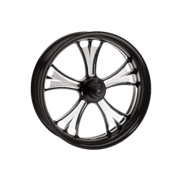 PERFORMANCE MACHINE 18IN. X 3.50IN. WIDE GASSER WHEEL CONTRAST CUT PLATINUM.