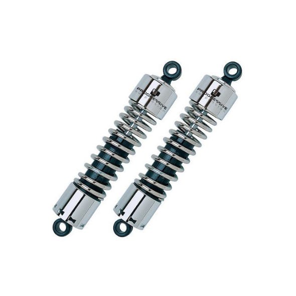 413 Series, 11.5in. Standard Spring Rate Rear Shock Absorbers - Chrome ...