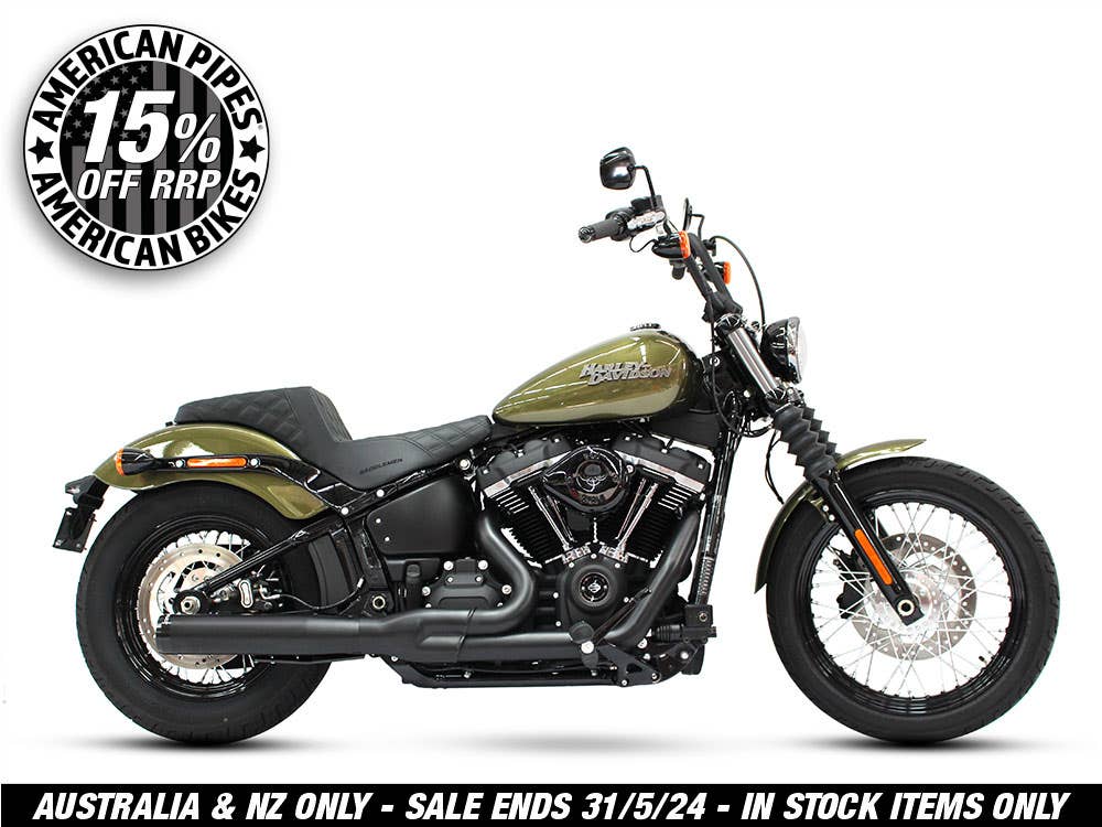 RINEHART RACING EXHAUSTS EXHAUST S/TAIL18UP 2:1 BLK