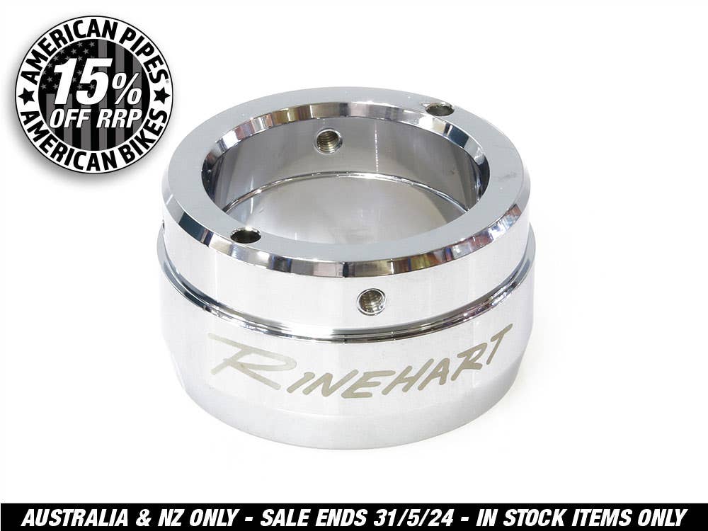 RINEHART RACING EXHAUSTS END CAP CHR 3.5 MUFFLER (EACH)