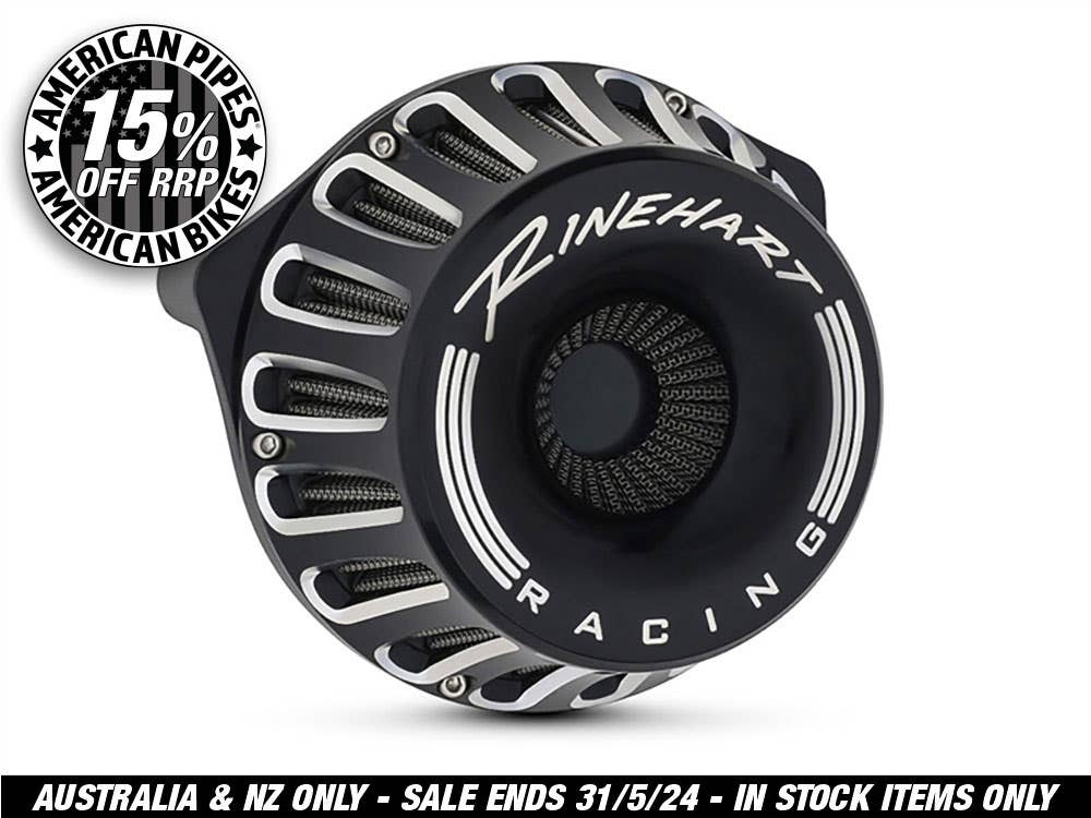 RINEHART RACING EXHAUSTS A/FILTER MOTO SERIES XL91-21 BLK
