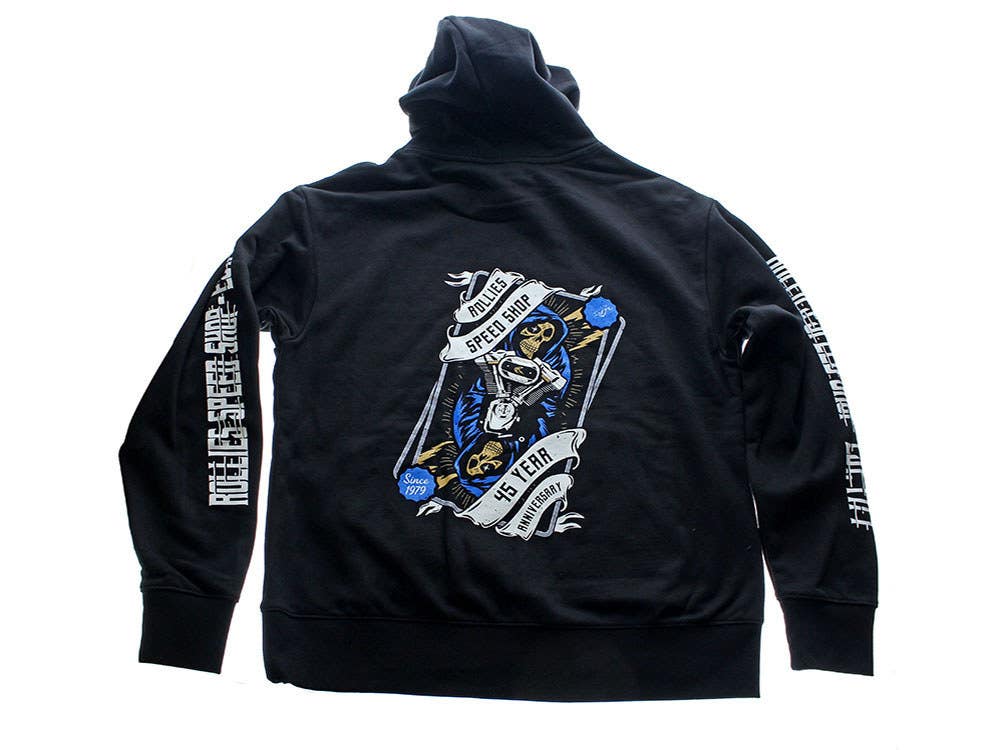 ROLLIES SPEED SHOP 45TH ANNIVERSARY HOODIE.