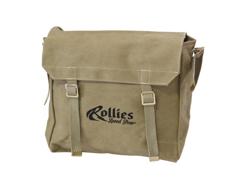 ROLLIES SPEED SHOP BAG RSS CANVAS HAVERSACK - KHAKI