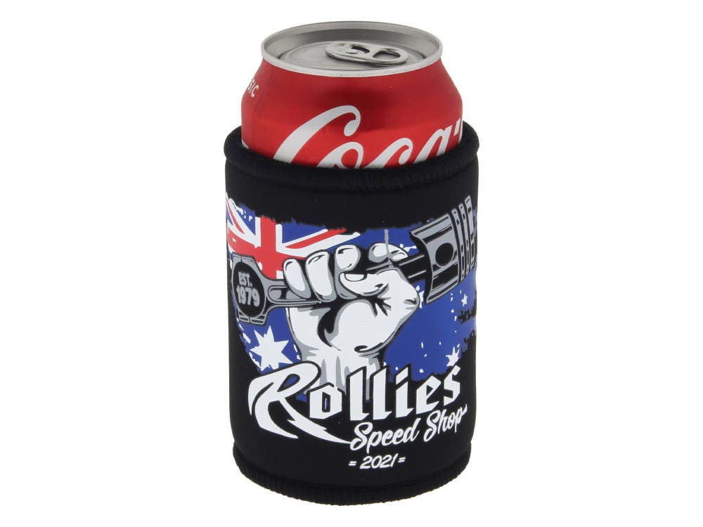 Rollies Speed Shop BEER COOLER; AUSSIE AUSSIE AUSSIE – Joe Rascal Harley