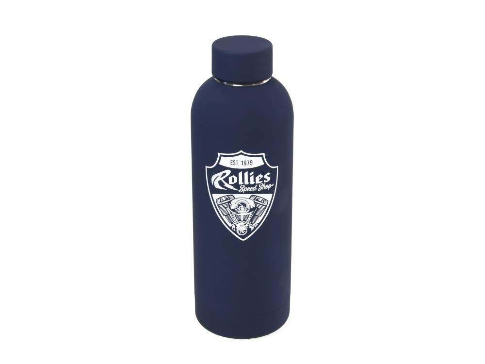 ROLLIES SPEED SHOP WATER BOTTLE 500ML NAVY ROLLIES