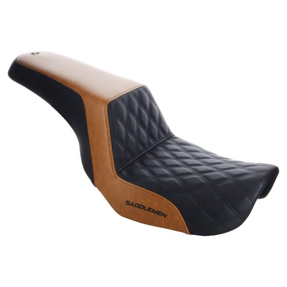 SADDLEMEN SEATS SEAT FXD06-17 STEP-UP LT BROWN