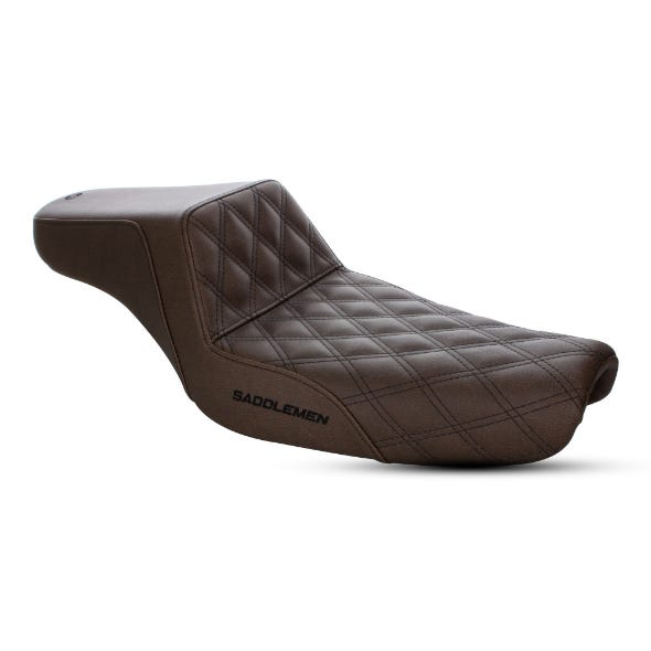 SADDLEMEN SEATS SEAT XL04-21 W/3.3GAL TANK BROWN