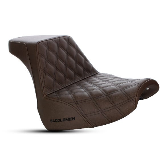SADDLEMEN SEATS SEAT; FXBR18UP BROWN STEP-UP LS FRONT