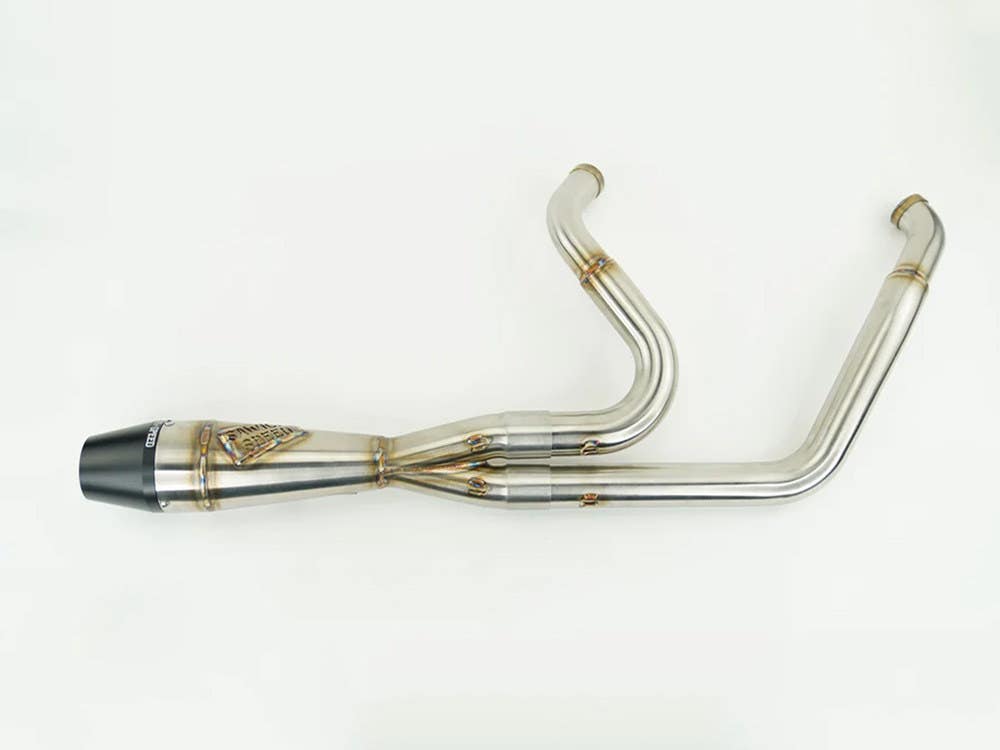 SAWICKI SPEED EXHAUST FLH17UP 2:1 SHORTY BILLET