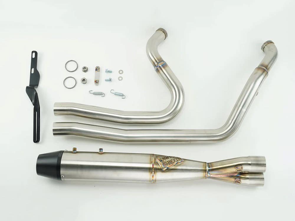 SAWICKI SPEED EXHAUST FLH17UP 2:1 MID LENGTH