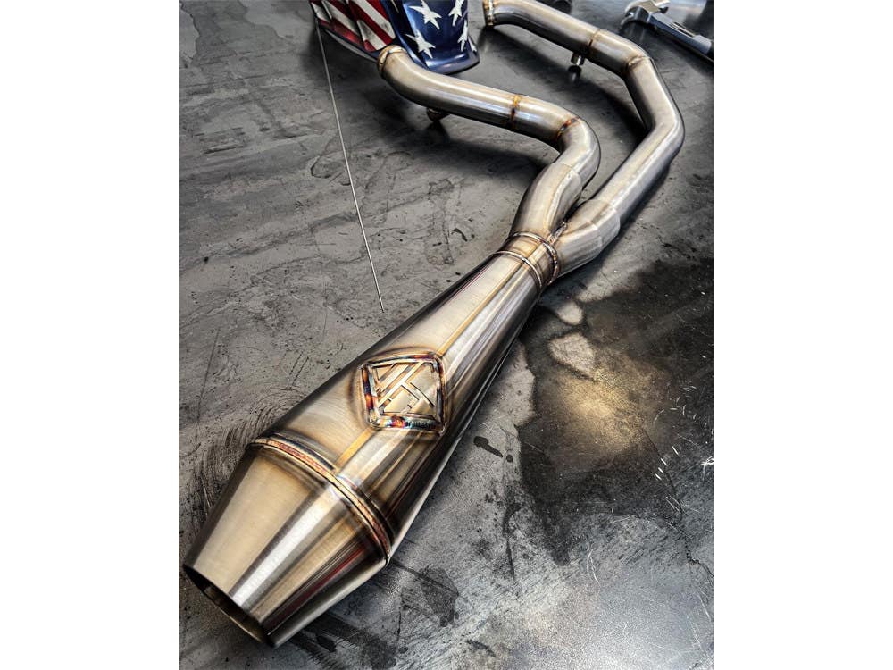 SPC EXHAUSTS EXHAUST FXD06-17 2:1 BIG BORE