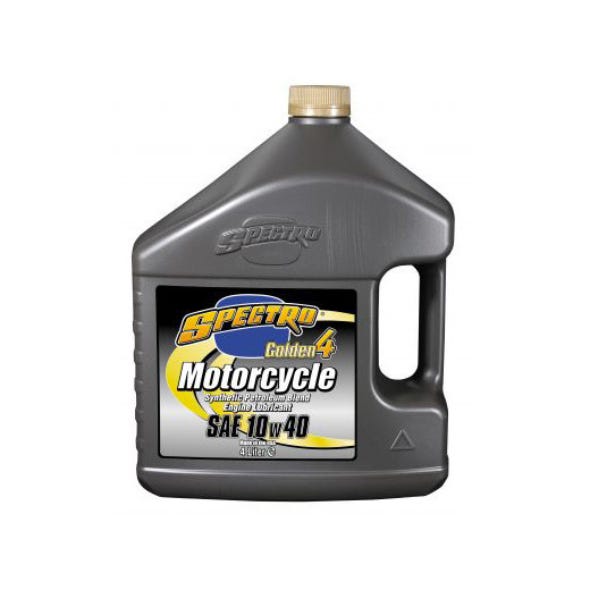 SPECTRO OILS ENGINE OIL 10W40 4LTR METRIC BIKES