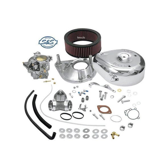 S&S CYCLE PERFORMANCE SUPER E CARBURETTOR KIT. FITS SPORTSTER 1986-1990.