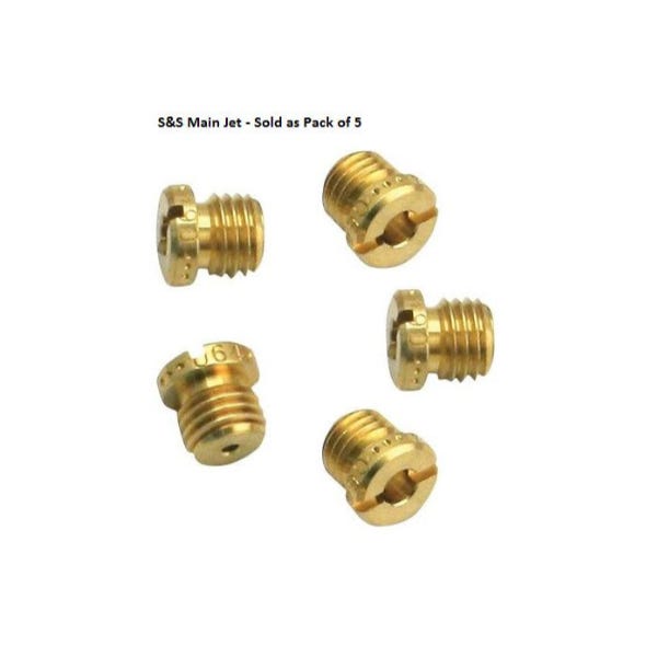 S&S CYCLE PERFORMANCE .070IN. MAIN JET - PACK OF 5. FITS S&S SUPER E G D & B CARBURETTORS.