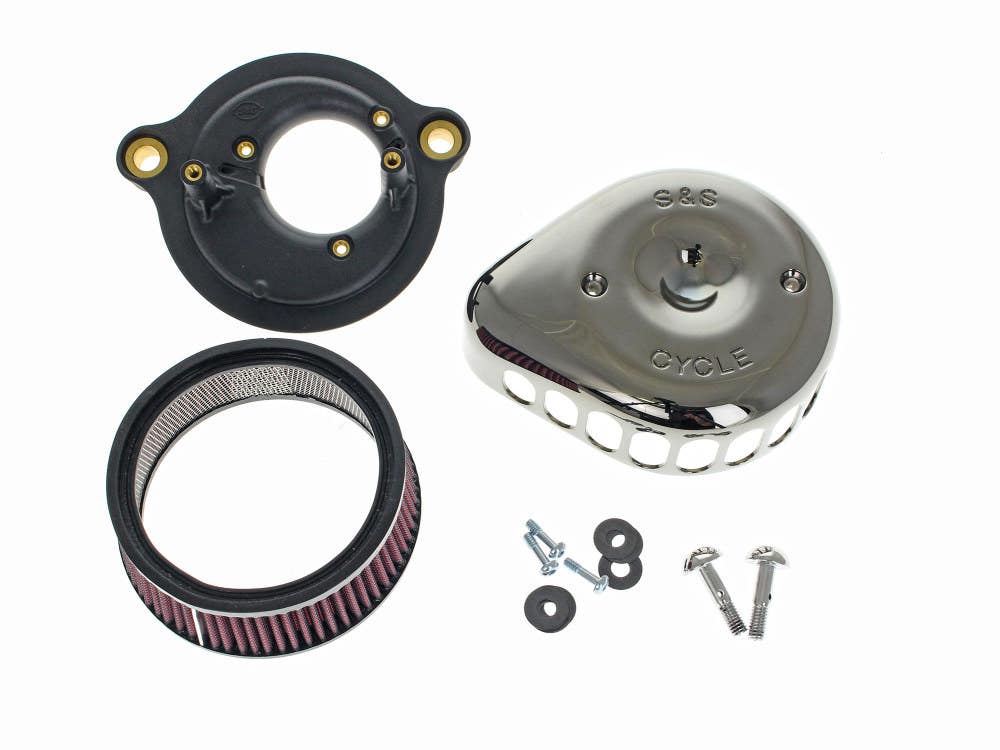 S&S CYCLE PERFORMANCE MINI TEARDROP AIR CLEANER KIT - LAVA. FITS MILWAUKEE-EIGHT 2017UP