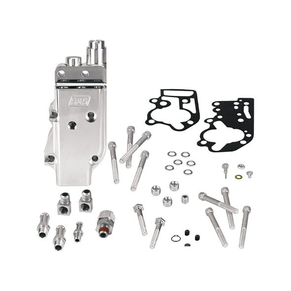 S&S CYCLE PERFORMANCE OIL PUMP - POLISHED. FITS BIG TWINS 1936-1972.