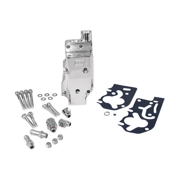 S&S CYCLE PERFORMANCE HIGH VOLUME & HIGH PRESSURE BILLET OIL PUMP - POLISHED. FITS  BIG TWIN 1992-99 STYLE SUPER SIDE WINDER 4-1/8IN. BORE ENGINES