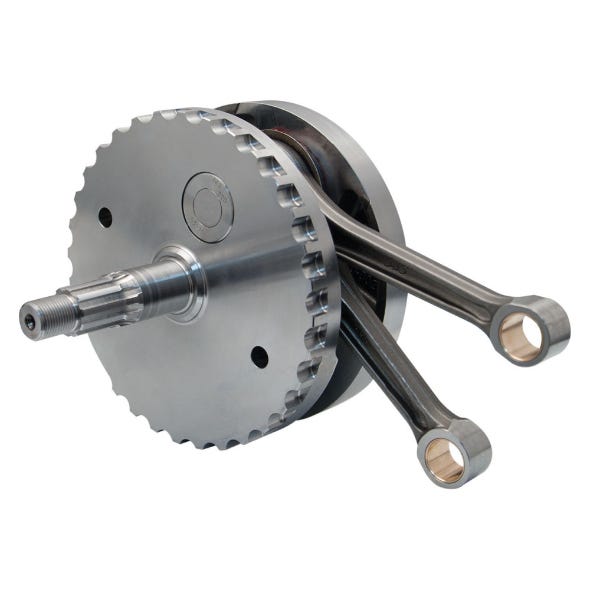 S&S CYCLE PERFORMANCE 4IN. STROKE FLYWHEEL ASSEMBLY. FITS TWIN CAM SOFTAIL 2000-2002.