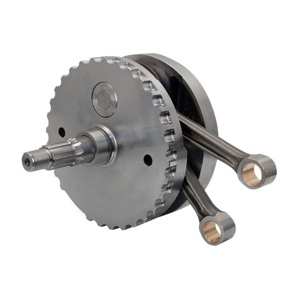S&S CYCLE PERFORMANCE 106CI STROKER FLYWHEEL ASSEMBLY - 4-1/2IN. STROKE. FITS TWIN CAM SOFTAIL 2000-2006.