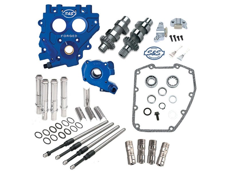 S&S CYCLE PERFORMANCE CAM CHEST KIT WITH 510C CHAIN DRIVE CAMS. FITS TWIN CAM 1999-2006