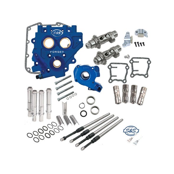 S&S CYCLE PERFORMANCE CAM CHEST KIT WITH 585CE CHAIN DRIVE EASY START CAMS. FITS TWIN CAM 2007-2017