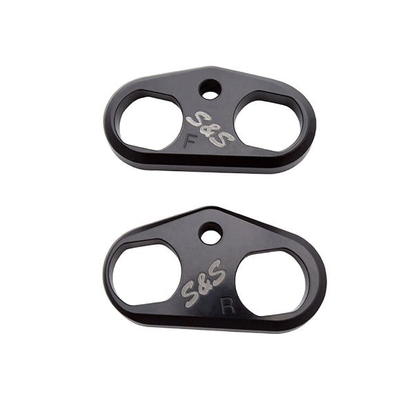 S&S CYCLE PERFORMANCE TAPPET CUFFS - BLACK. FITS MILWAUKEE-EIGHT 2017UP.