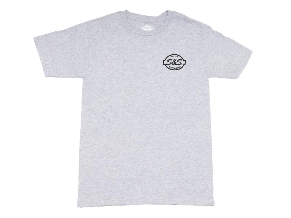 S&S CYCLE PERFORMANCE MENS STROKER POWER T-SHIRT