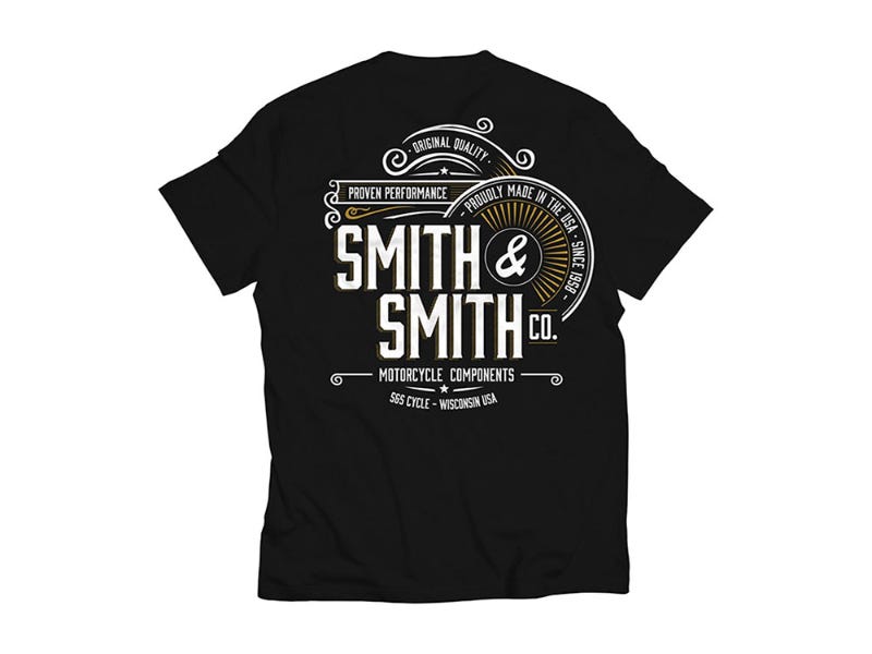 S&S CYCLE PERFORMANCE MENS S&S CYCLE BLACK WESTERN T-SHIRT
