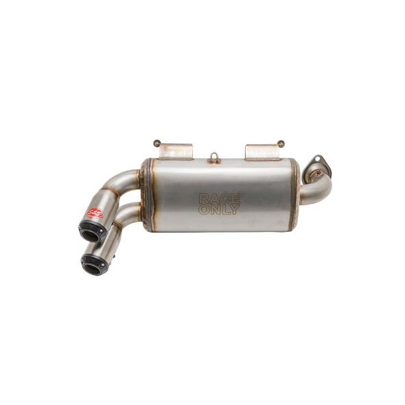 S&S CYCLE PERFORMANCE POWER TUNE XTO UTV EXHAUST - STAINLESS STEEL WITH RACE MUFFLER. FITS POLARIS RZR XP 1000 2015UP.