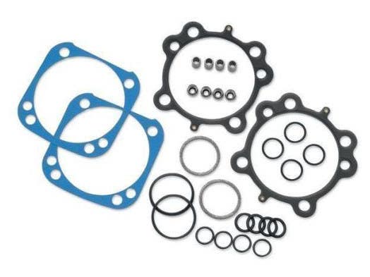 S&S CYCLE PERFORMANCE TOP END GASKET KIT. FITS BIG TWIN 1999UP WITH OEM CRANKCASES & S&S 124IN.  4-1/8IN. BORE HOT SET UP KIT.