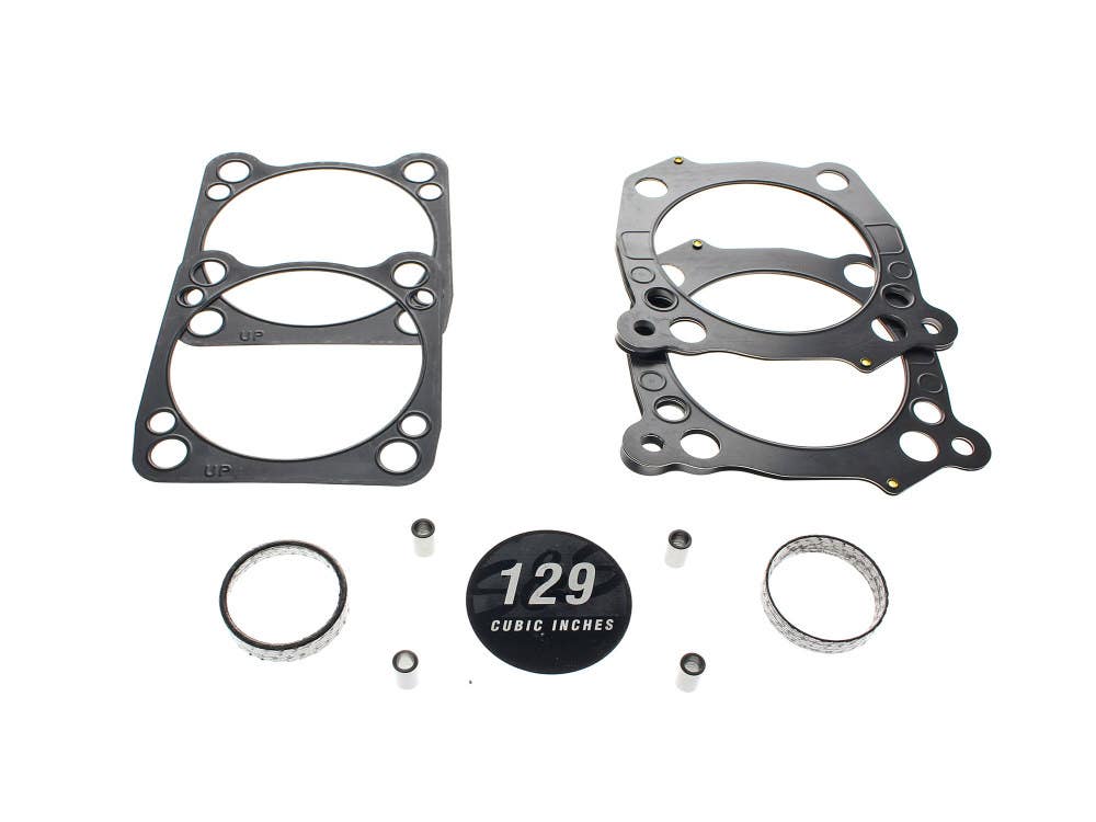 S&S CYCLE PERFORMANCE TOP END GASKET KIT. FITS MILWAUKEE-EIGHT 2017UP WITH 4.320IN. BORE & 129CI CAM COVER BADGE
