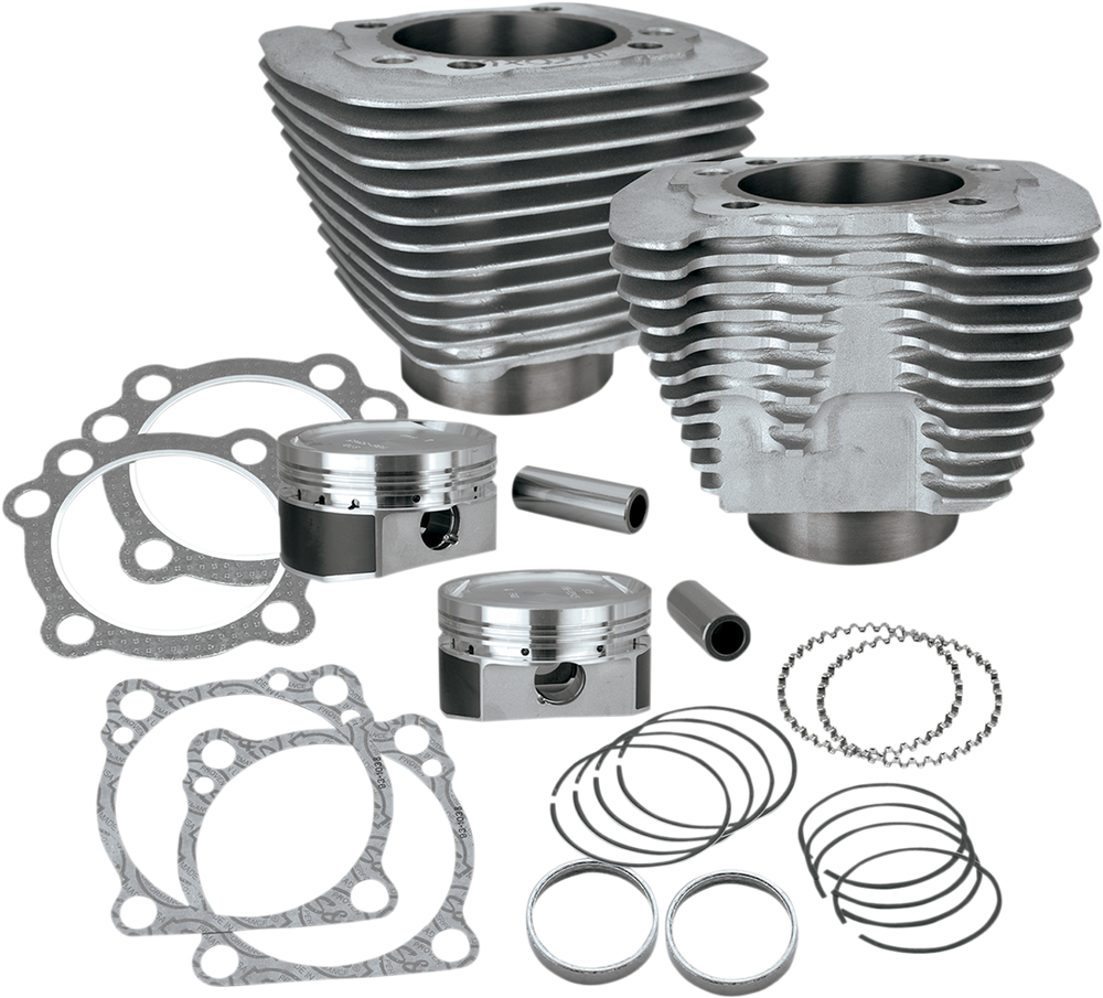 1200cc Big Bore Kit - Silver. Fits Sportster 1986-2021 with 883cc Engine.