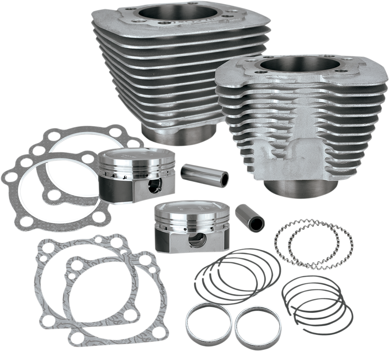 1200cc Big Bore Kit - Silver. Fits Sportster 1986-2021 with 883cc Engine.