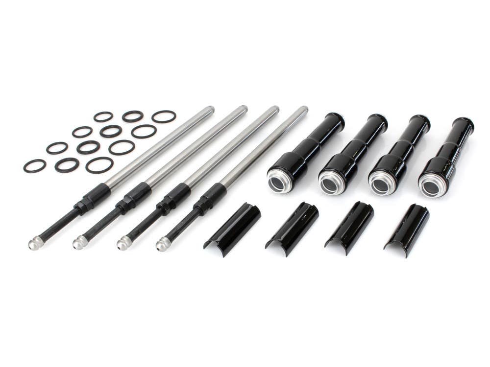 S&S CYCLE PERFORMANCE QUICKEE ADJUSTABLE PUSHROD KIT - BLACK. FITS MILWAUKEE-EIGHT 2017UP.