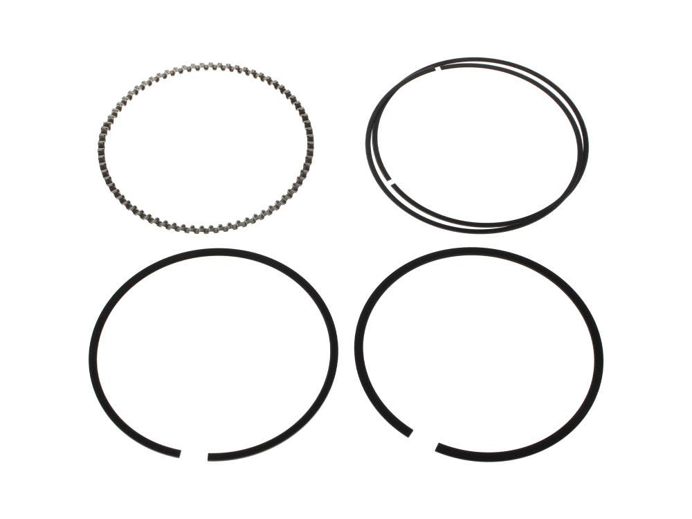 S&S CYCLE PERFORMANCE STANDARD PISTON RING SET - SOLD PER PISTON. FITS TWIN CAM 2007-2017 WITH 4IN. BORE & 110IN. S&S BIG BORE CYLINDER KIT.