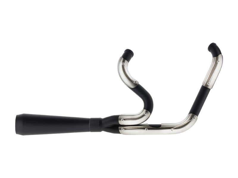 TRASK PERFORMANCE ASSAULT 2-INTO-1 EXHAUST - BLACK. FITS DYNA 1991-2005.