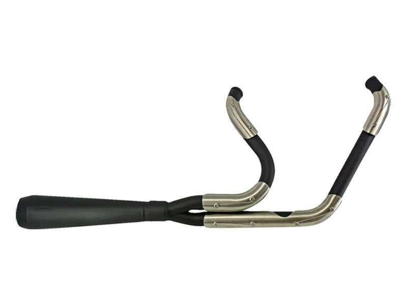 TRASK PERFORMANCE ASSAULT 2-INTO-1 EXHAUST - BLACK. FITS HERITAGE CLASSIC SPORT GLIDE AND LOW RIDER ST 2018UP.