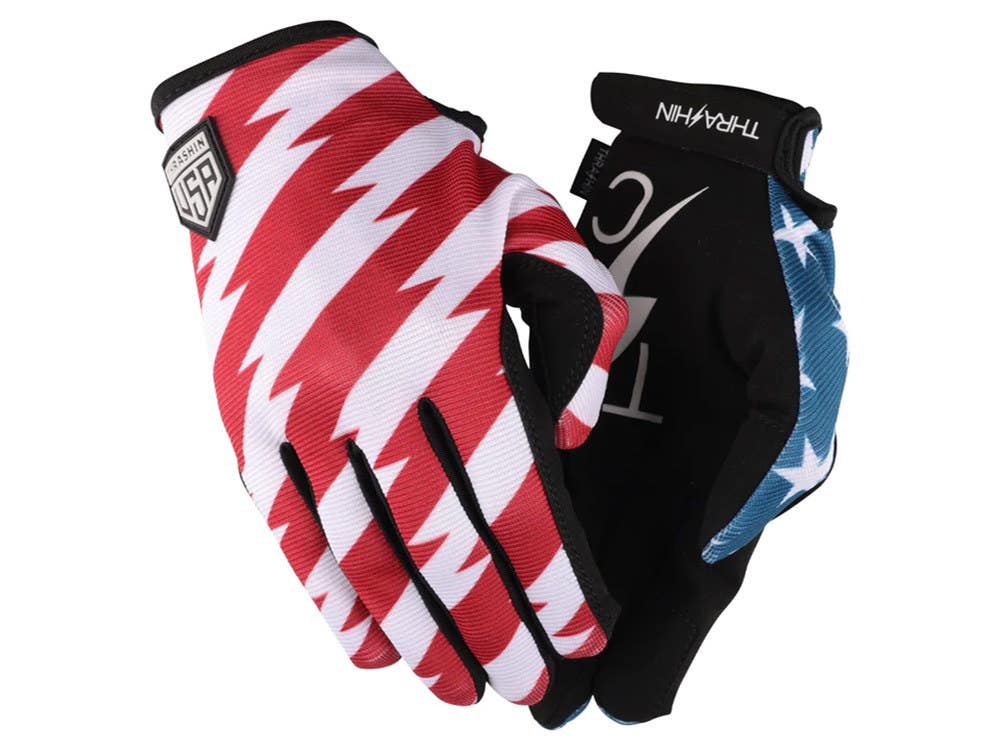 THRASHIN SUPPLY COMPANY STARS & BOLTS STEALTH V1 GLOVES