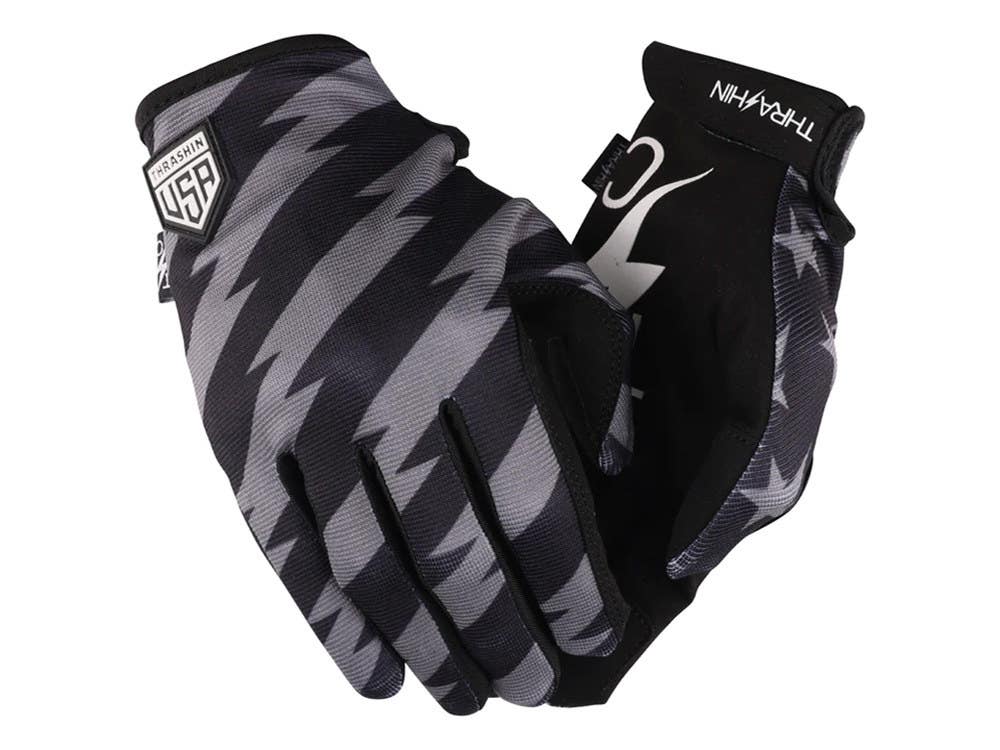 THRASHIN SUPPLY COMPANY STARS & BOLTS STEALTH V1 GLOVES