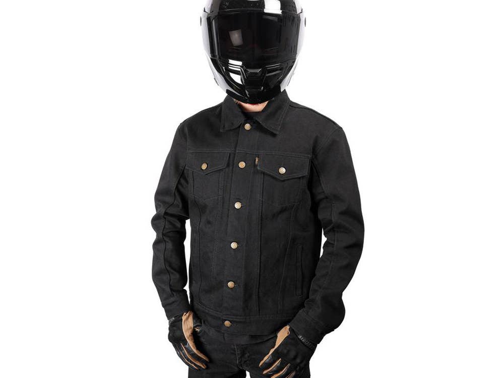 THRASHIN SUPPLY COMPANY HIGHWAY DENIM RIDING JACKET