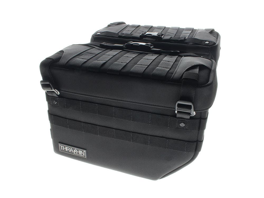 THRASHIN SUPPLY COMPANY BAG EXPEDITION SADDLEBAGS BLK