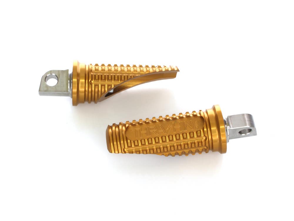 THRASHIN SUPPLY COMPANY FOOTPEGS BURNOUT GOLD HD CLEVIS
