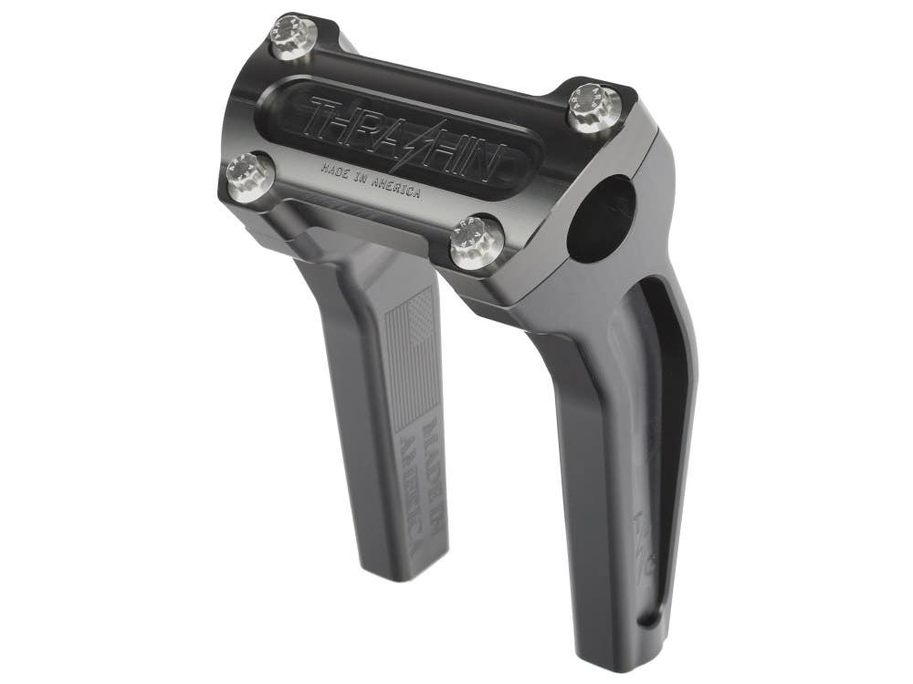 THRASHIN SUPPLY COMPANY RISERS 6.5 PULLBACK BLK