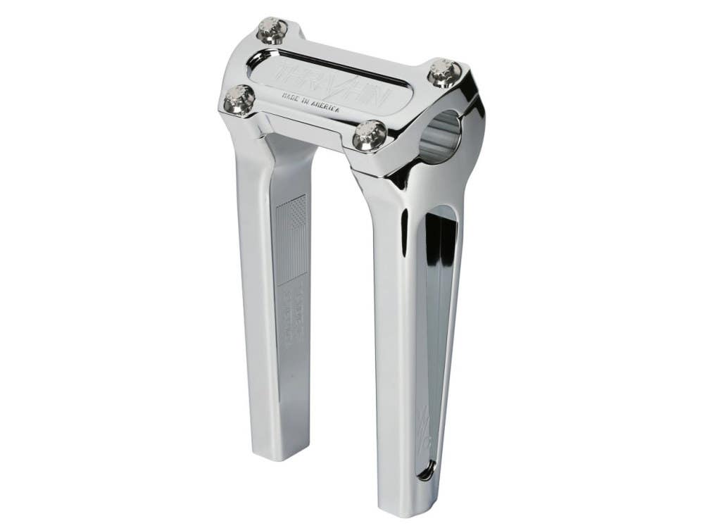 THRASHIN SUPPLY COMPANY RISERS 8 STRAIGHT CHR