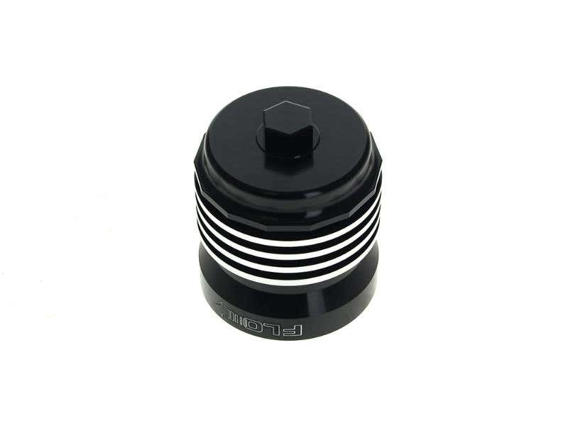 ULTRA COOL OIL COOLERS FLO REUSABLE OIL FILTER - BLACK. FITS PAN AMERICA 2021UP SPORTSTER S 2021UP AND NIGHTSTER 975 2022UP