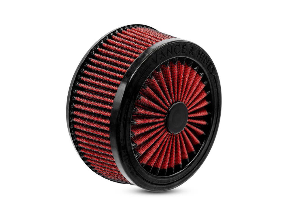 VANCE AND HINES RED AIR FILTER ELEMENT. FITS VO2 X BLADE & CAGE FIGHTER AIR CLEANERS