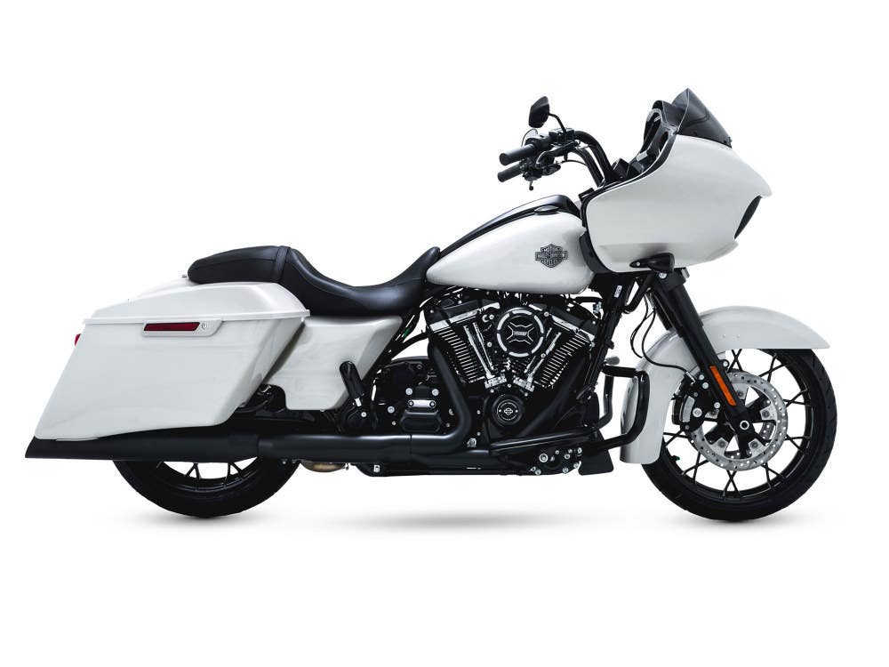 VANCE AND HINES 4.5IN. BACKSLASH SLIP-ON MUFFLERS - BLACK. FITS TOURING 2017UP